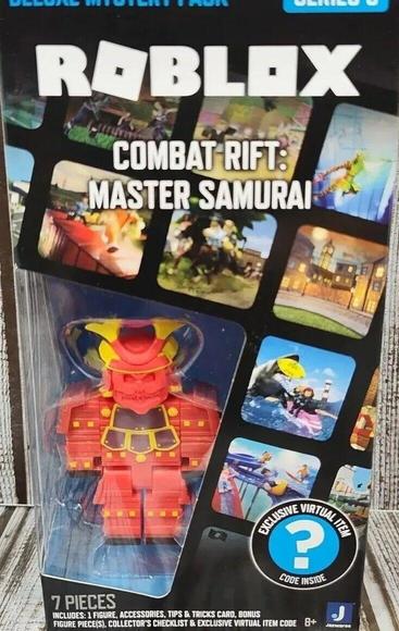 Roblox Deluxe Mystery Pack Series 3 Combat Rift:Master Samurai w/Code NIB - Picture 1 of 6